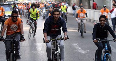 انطلاق فعاليات "يوم الدراجات" برعاية السفارة الهولندية فى القاهرة 