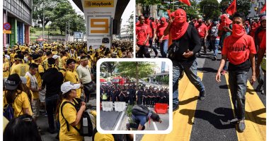 الآلاف يتظاهرون فى العاصمة الماليزية للمطالبة باستقالة رئيس الوزراء