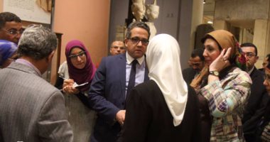 بالصور.. رئيس قطاع المتاحف: نجاح تجربة فتح المتحف المصرى ليلا ستجعلنا نطبقها طوال الأسبوع