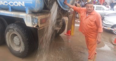 بالصور.. طوارئ بمحافظة الغربية لعلاج شبكات مياه طنطا