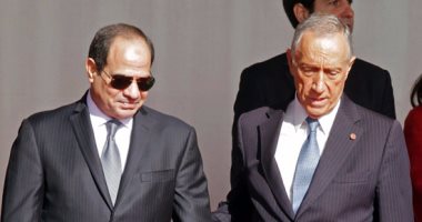 "دى سوزا" يمنح السيسى أرفع وسام برتغالى.. والرئيس يهديه قلادة النيل 