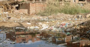 بالصور.. انتشار مياه الصرف والقمامة فى قرية الحمادية بالمنوفية