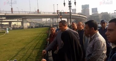 بالصور.. نائب محافظ القاهرة يتابع أعمال تطوير ميدان رمسيس
