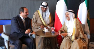 الرئيس السيسى يؤكد اعتزاز مصر بعلاقاتها القوية مع الكويت