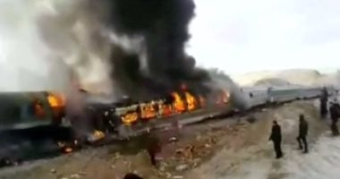 ارتفاع حصيله اصطدام قطارين شمال إيران إلى 36 قتيلا و100 جريح (تحديث)