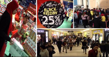 "black Friday" فى مصر "فشنك".. السيل حبر على ورق.. والطوابير أمام المولات والزحام المرورى عرض مستمر بالجمعة السوداء منذ 56 عاما.. والمحلات تلعب حيلة رفع الأسعار استغلالاً لزيادة الإقبال