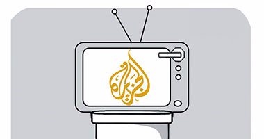 مراحيض قناة الجزيرة فى كاريكاتير ساخر لـ"اليوم السابع"