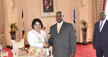 سفيرة مصر الجديدة لدى أوغندا تقدم أوراق اعتمادها للرئيس يورى موسيفينى