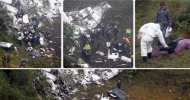 السلطات الكولومبية: خطأ بشرى وراء تحطم طائرة الفريق البرازيلي