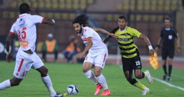 بالفيديو.. وادى دجلة يتقدم على الزمالك بهدف محمود علاء