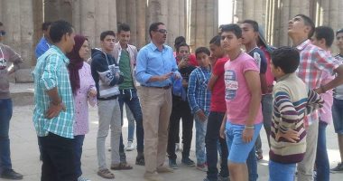 زيارة طلاب وطالبات جنوب سيناء لمعابد الأقصر