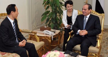 مسئول صينى للسيسى: مهتمون بتنمية التعاون التجارى والاقتصادى مع مصر