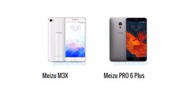 بالمواصفات.. أبرز الفروق بين هاتفى M3X  وPRO 6 Plus من Meizu