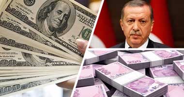 تراجع حاد فى سعر الليرة التركية بعد زيادة طفيفة فى أسعار الفائدة