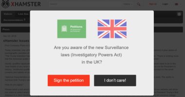 موقع إباحى شهير ينتقد قانون التجسس البريطانى الجديد ويحذر مستخدميه
