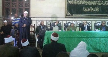بالصور.. محافظ الغربية يشهد الاحتفال بمولد النبى فى مسجد السيد البدوى