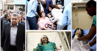 وزير التعليم العالي يزور مصابي حادث الكنيسة البطرسية بمستشفى الدمرداش
