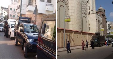 تعزيزات أمنية بمحيط دور العبادة بعد حادث تفجير كنيسة طنطا