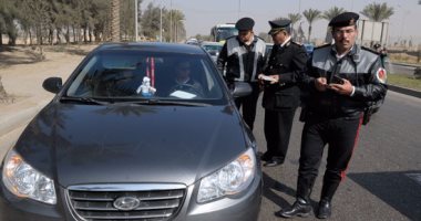 ضبط 7308 مخالفات مرورية متنوعة أعلى محاور وميادين القاهرة