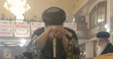 البابا تواضروس يستقبل وفدا دينيا فلسطينيا للتعزية فى شهداء الكنيسة البطرسية