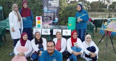  بالصور.. حملة للاتحاد المصرى لطلاب صيدلة الإسكندرية للتوعية بدور الصيدلى