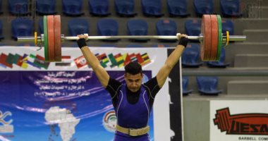 عونى أحمد يتوج بـ9 ميداليات فى رفع الأثقال بالبطولة العربية