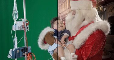 بابا نويل يزور المستشفيات لمنح الأطفال المرضى مغامرات مبهرة "بالفوتشوب"