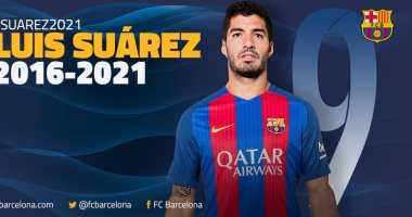 رسميًا.. برشلونة يجدد عقد لويس سواريز حتى 2021