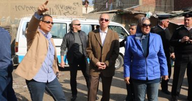 نائب محافظ القاهرة يتفقد إزالة الأماكن الخطرة بمنشأة ناصر