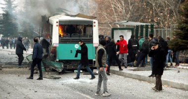 أكثر من 25 مصابا فى انفجار أتوبيس يقل جنودا أمام جامعة بتركيا