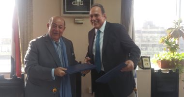 توقيع بروتوكول بين جمعيتى "رجال الأعمال" و"المصرية اللبنانية"