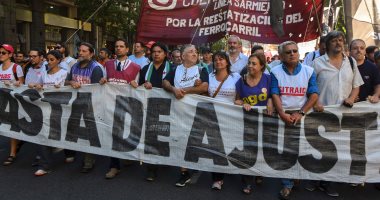 بالصور.. مظاهرات بالأرجنتين فى الذكرى الـ15 للإطاحة بالرئيس الأسبق
