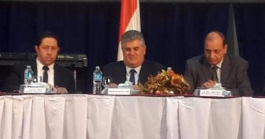 بالصور.. نجل الرئيس "عبد الناصر" يشارك فى احتفالية عيد بورسعيد القومى