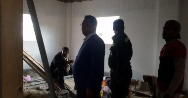 مدير إسعاف كفر الشيخ يتفقد أعمال إنشاء مبنى المرفق الجديد