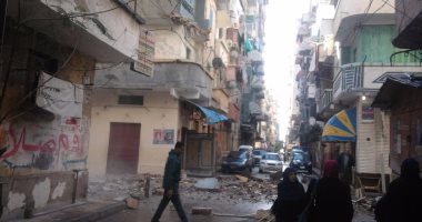 انهيار 4 شرفات لعقارات بالمنتزة ووسط الإسكندرية دون إصابات
