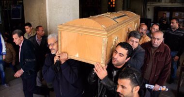  جنازة الشهيدة إيزيس فارس الضحية 27 لحادث الكنيسة البطرسية 