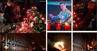 وقفة تضامنية بالشموع بمدينة سوتشي على ضحايا طائرة روسيا المنكوبة
