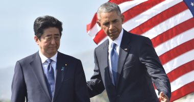 بالصور.. أوباما و شينزو آبى يزوران بيرل هاربور ويشيدان بالمصالحة
