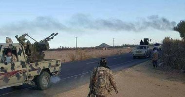 اشتباكات بالمدفعية الثقيلة بين الجيش الليبى وعناصر إرهابية فى سبها