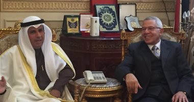رئيس محكمة النقض يستقبل وزير العدل الكويتى ويشيد بقوة العلاقات بين البلدين