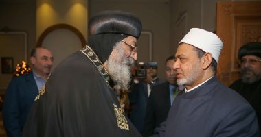 بالصور.. الإمام الأكبر للبابا: لا يمكن لأي أحد أن يعزل المصريين عن جذور المودة بينهم