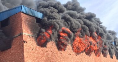 قارئ يشارك "صحافة المواطن" بصور السيطرة على حريق مصنع مراتب بجمصة