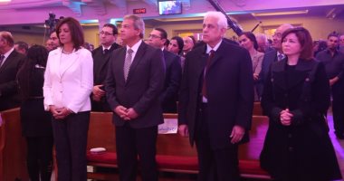 وزير الشباب والرياضة يحضر احتفال الكنيسة الإنجيلية بعيد الميلاد