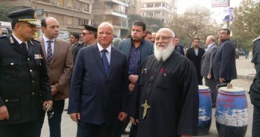 بالصور.. مدير أمن القاهرة يتفقد تأمين الكنائس قبل احتفالات عيد الميلاد