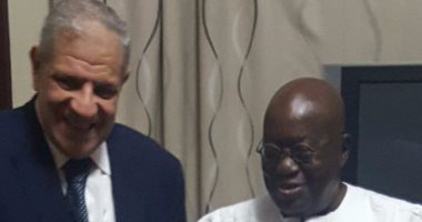رئيس غانا الجديد يؤكد لـ"محلب" دعم مشيرة خطاب فى رئاسة اليونسكو