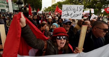 بالصور..تجدد المظاهرات فى تونس بسبب عودة الإرهابيين من بؤر التوتر