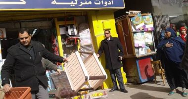 محافظة القاهرة تشن حملة لرفع الإشغالات من ميدان وشوارع السيدة زينب
