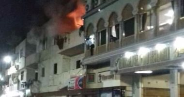 حريق يلتهم محتويات محل أحذية بمدينة العاشر من رمضان فى الشرقية