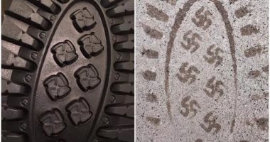 شركة أمريكية تعتذر عن إصدارها حذاء شتويا يحمل رمز النازية بأسفله