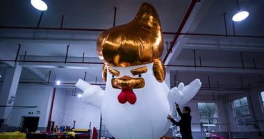 بالصور.. "ديك ترامب" أحدث طرق احتفالات الصين بالعام الجديد